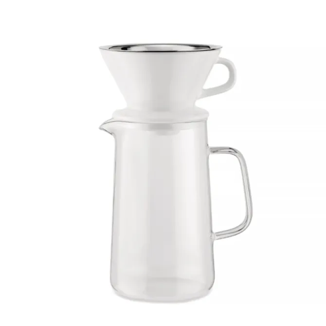 Alessi Slow Coffee set karaf, filterhouder en filter