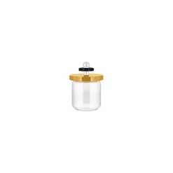 Alessi Twergi ES16/75 1 voorraadpot 750 ml glas hout geel