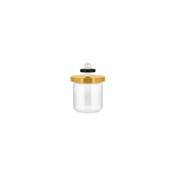 Alessi Twergi ES16/75 1 voorraadpot 750 ml glas hout geel