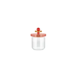 Alessi Twergi ES16/75 2 voorraadpot 750 ml glas hout roze