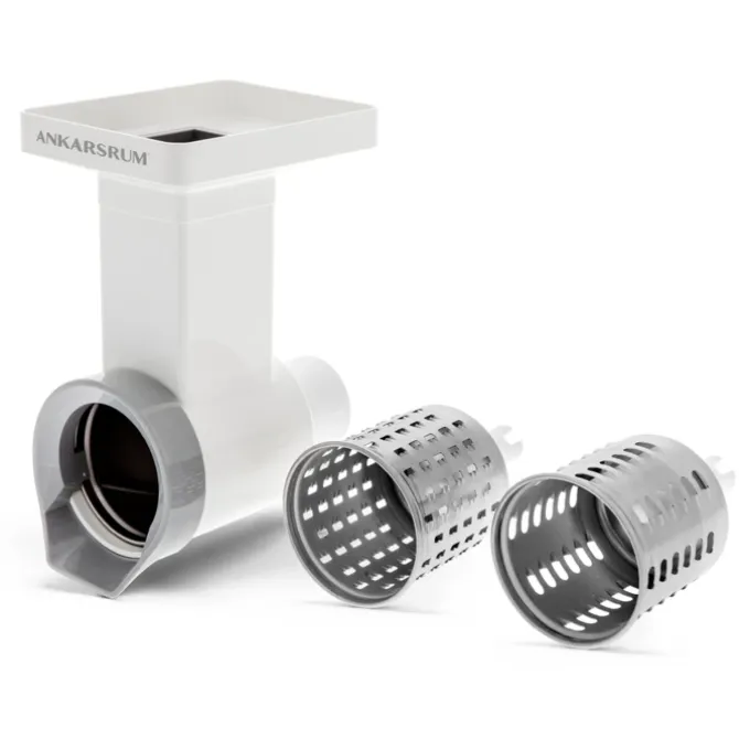 Ankarsrum Assistent Original groenteschaaf en -rasp rvs wit 6-delig