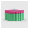 Anna Roos koektrommel Felgroen Fuchsia