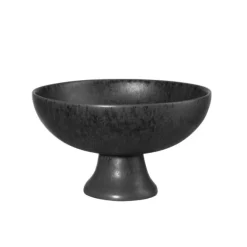 ASA Selection Grande kom op voet ø 14 cm porselein zwart