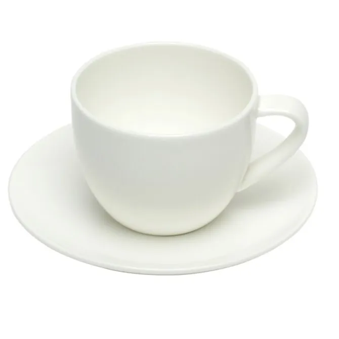 ASA Selection à Table kop met schotel 250 ml porselein wit 2-delig