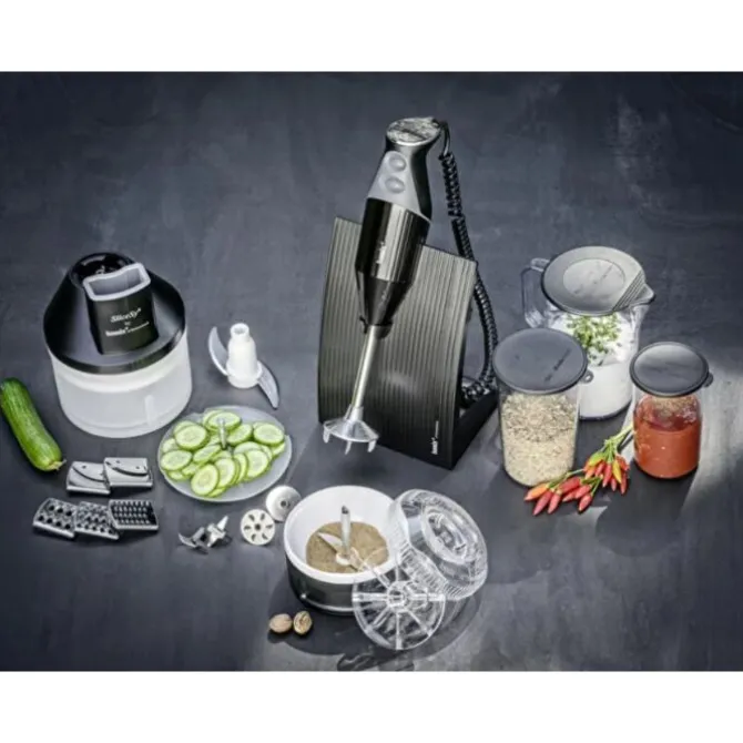 Bamix Superbox staafmixerset 30 cm kunststof rood