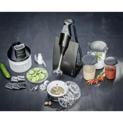 Bamix Superbox staafmixerset 30 cm kunststof zwart