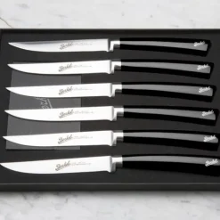 Berkel Elegance steakmessenset zwart 6 stuks