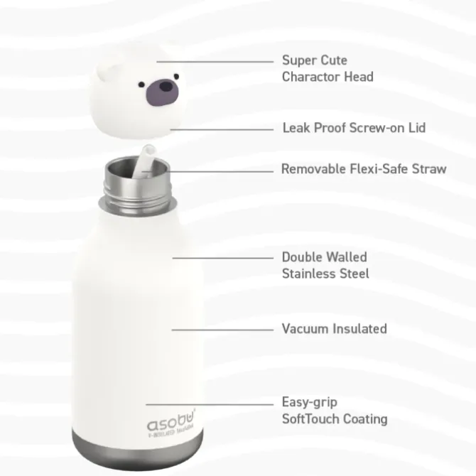 Bestie Sheep drinkfles 470 ml rvs