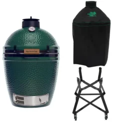 Big Green Egg Medium barbecue ø 38 cm keramiek groen met onderstel en hoes
