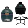 Big Green Egg MiniMax barbecue ø 33 cm keramiek groen met Carrier en hoes