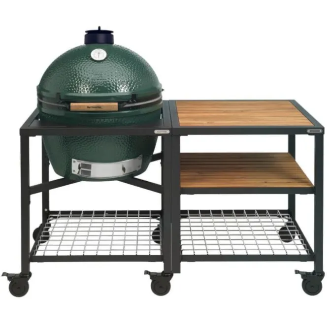 Big Green Egg Modular Outdoor Workspace compleet systeem acacia incl. Extra Large barbecue