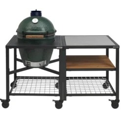 Big Green Egg Modular Outdoor Workspace compleet systeem SS-Wood-Grid incl. Large barbecue