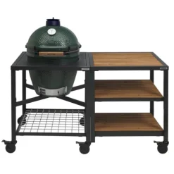 Big Green Egg Modular Outdoor Workspace compleet systeem Wood-Wood-Wood incl. Large barbecue