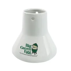 Big Green Egg sitting chicken 11 cm keramiek wit