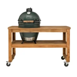 Big Green Egg Table incl. nest, wielen en Large barbecue