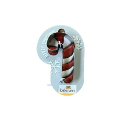 Birkmann Kerst Candy Cane uitsteekvorm 7 cm rvs
