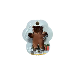 Birkmann Kerst Teddybeer uitsteekvorm 5,2 cm rvs