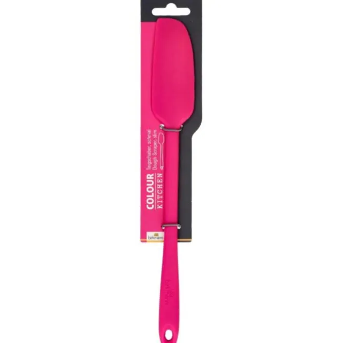 Birkmann korte smalle pannenlikker 27,5 cm silicone knalroze