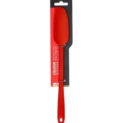 Birkmann korte smalle pannenlikker 27,5 cm silicone kersrood