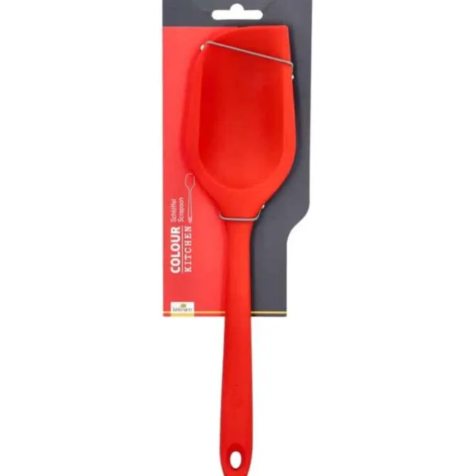 Birkmann Magic Spoon brede lepel 29,5 cm silicone kersrood