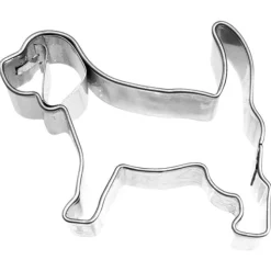 Birkmann uitsteekvorm Beagle hond 5 cm rvs