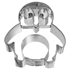 Birkmann uitsteekvorm pinguïn klein 6,5 cm rvs