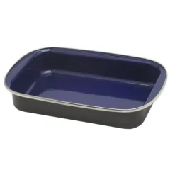 BK Fortalit ovenschaal 30 x 18 cm plaatstaal zwart
