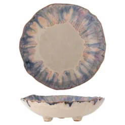 Bloomingville Amalia kom ø 18,5 cm 350 ml aardewerk blauw