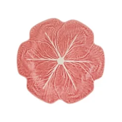 Bordallo Cabbage dinerbord ø 26,5 cm aardewerk roze