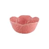 Bordallo Cabbage saladeschaal ø 29,5 cm aardewerk roze