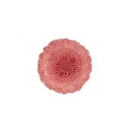 Bordallo Dahlia dessertbord ø 21 cm aardewerk roze