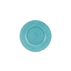 Bordallo Flora Azul dessertbord ø 23 cm aardewerk blauw