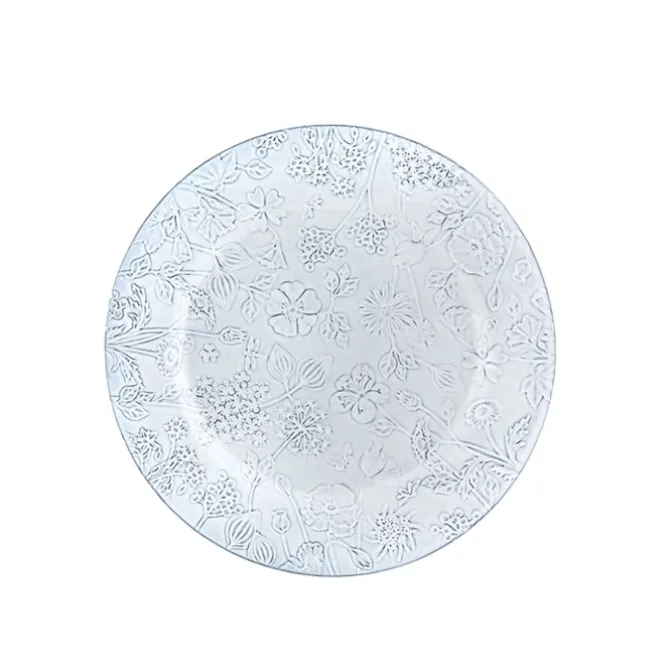 Bordallo Flora serveerbord ø 34,5 cm aardewerk wit