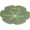 Bordallo koolblad bord ø 26,5 cm aardewerk groen