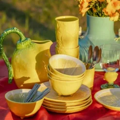 Bordallo Lemon saladeschaal ø 24 cm aardewerk