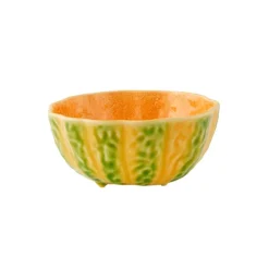 Bordallo pompoen schaal ø 16 cm aardewerk oranje