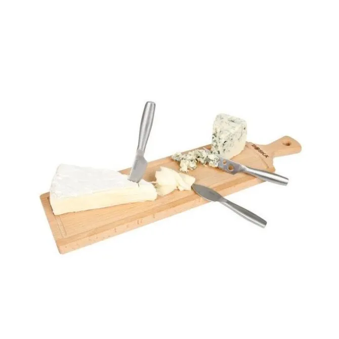 Boska Amigo kaasset 44,5 cm hout/rvs 4-delig