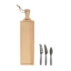 Boska Amigo kaasset 44,5 cm hout/rvs 4-delig