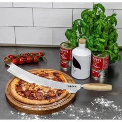 Boska Oslo kaas & pizzames 44 cm hout/rvs