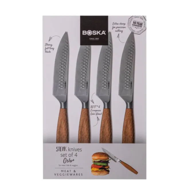 Boska Oslo+ steakmessenset rvs 4 stuks
