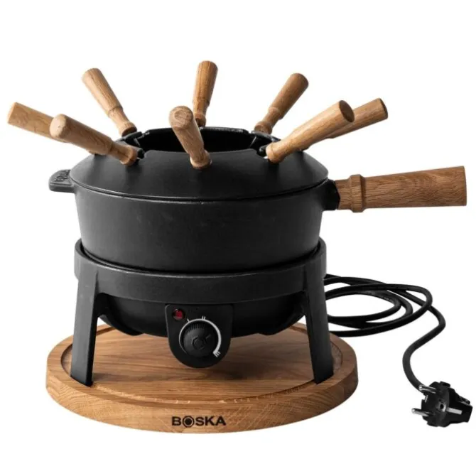 Boska Pro elektrische fondueset 2,15 liter zwart