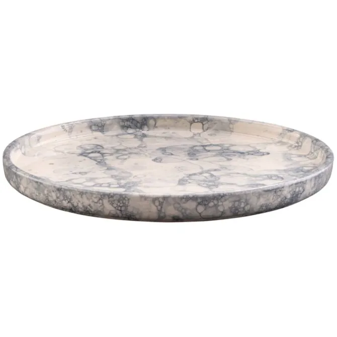 Bowls and Dishes Espuma bord ø 28 cm aardewerk grijs