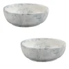 Bowls and Dishes Espuma kom ø 15 cm aardewerk grijs 2 stuks