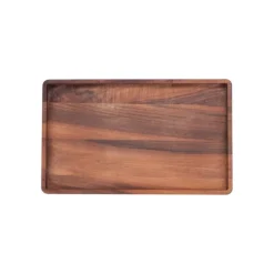 Bowls and Dishes Pure Walnut Wood serveertray 28 x 17 cm