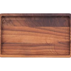 Bowls and Dishes Pure Walnut Wood serveertray 20 x 12 cm