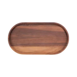 Bowls and Dishes Pure Walnut Wood serveertray ovaal 32 cm