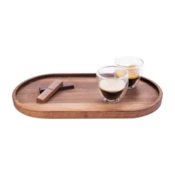 Bowls and Dishes Pure Walnut Wood serveertray ovaal 32 cm