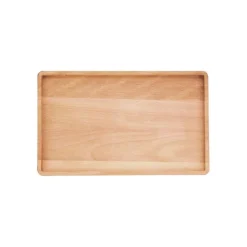 Bowls and Dishes Puur Hout serveertray 28 x 17 cm beukenhout