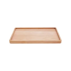 Bowls and Dishes Puur Hout serveertray 28 x 17 cm beukenhout