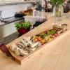 Bowls and Dishes Puur Hout serveerplank 7-vaks beukenhout